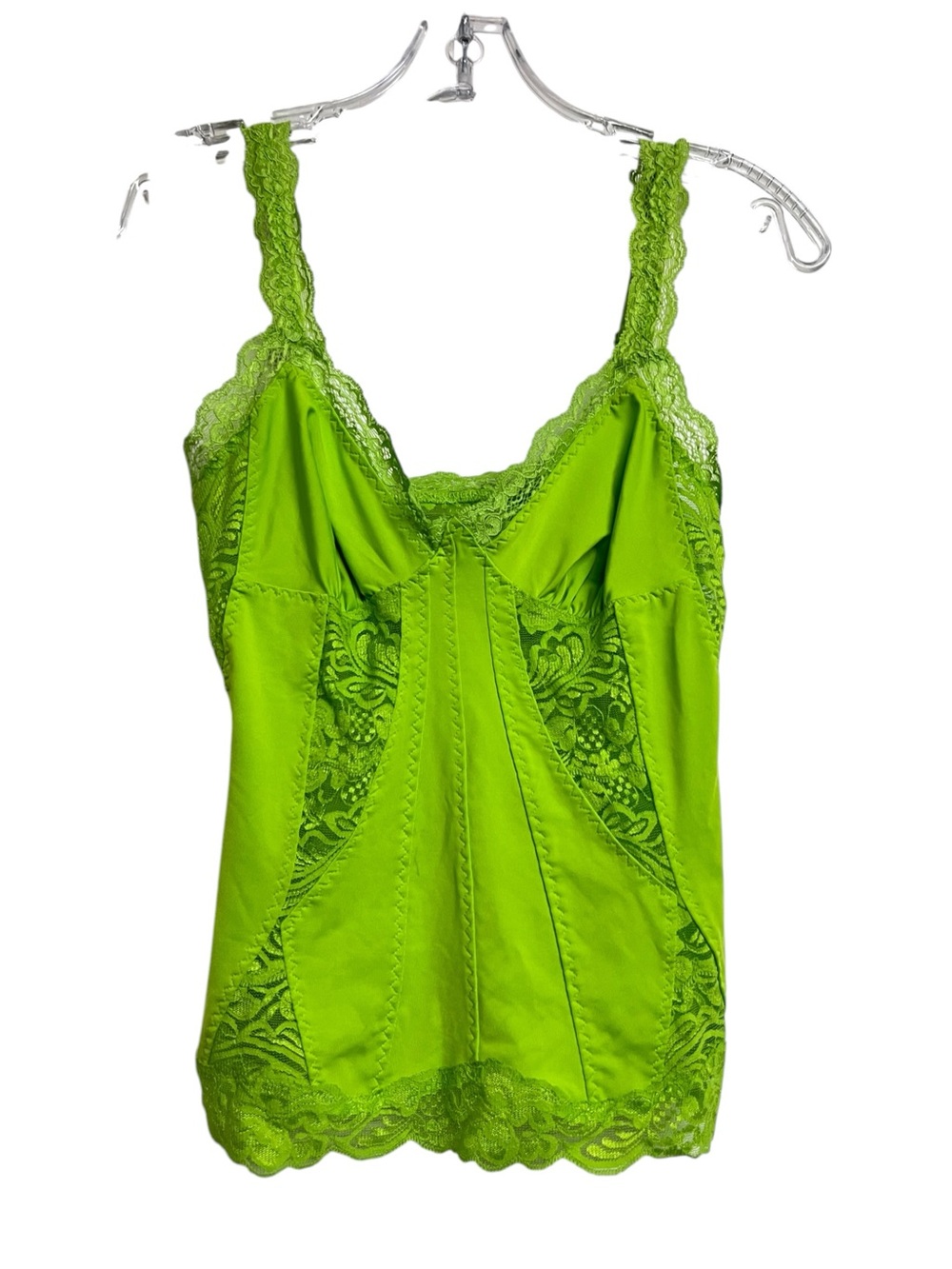 Frederick’s of Hollywood Lace Camisole Corset Cami Y2K Coquette Romantic Fairy